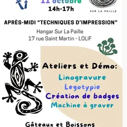 Ateliers linogravure et techniques d'impression