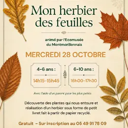 Ateliers Mon herbier des feuilles