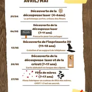 Ateliers numériques en mai