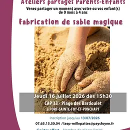 Ateliers partagés Parents-Enfants