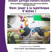 Ateliers partagés Parents-Enfants