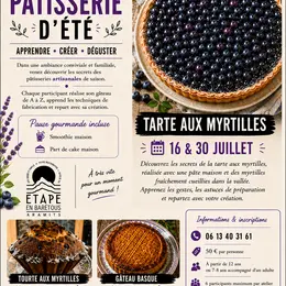Ateliers pâtisserie d'été