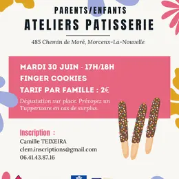 Ateliers patisserie parents/enfants - CLEM