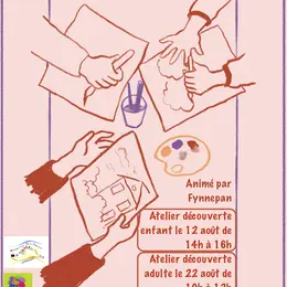 Ateliers peinture à la médiathèque d'Ayen