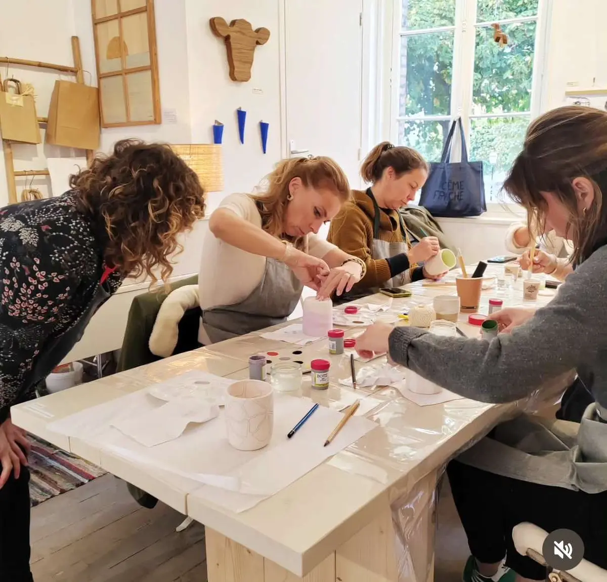 Ateliers peinture sur céramique - avec MaNat poterie