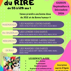 Ateliers séniors - Yoga du rire