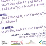 Ateliers skateboard, customisation ou danse urbaine