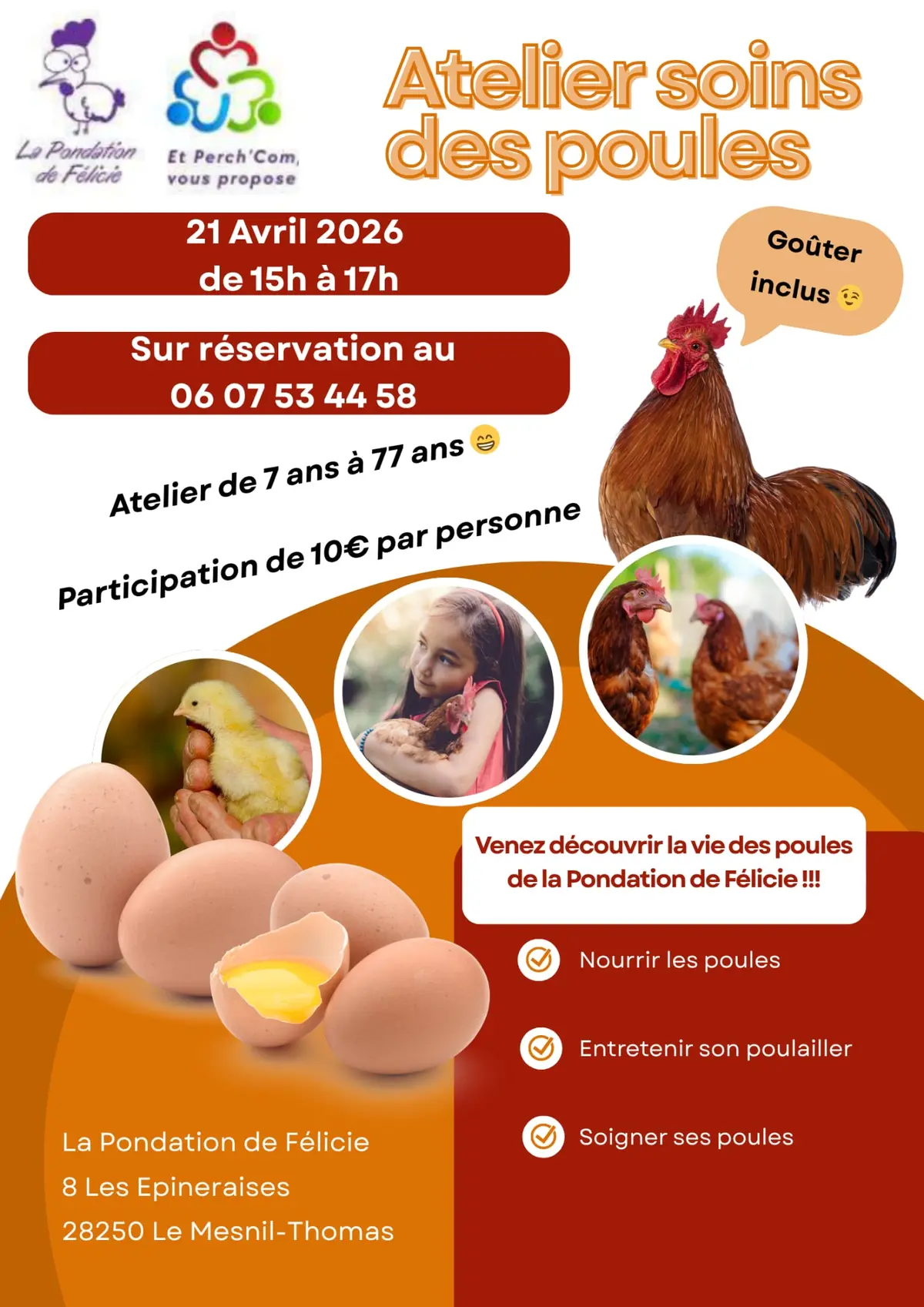 Ateliers soins des poules