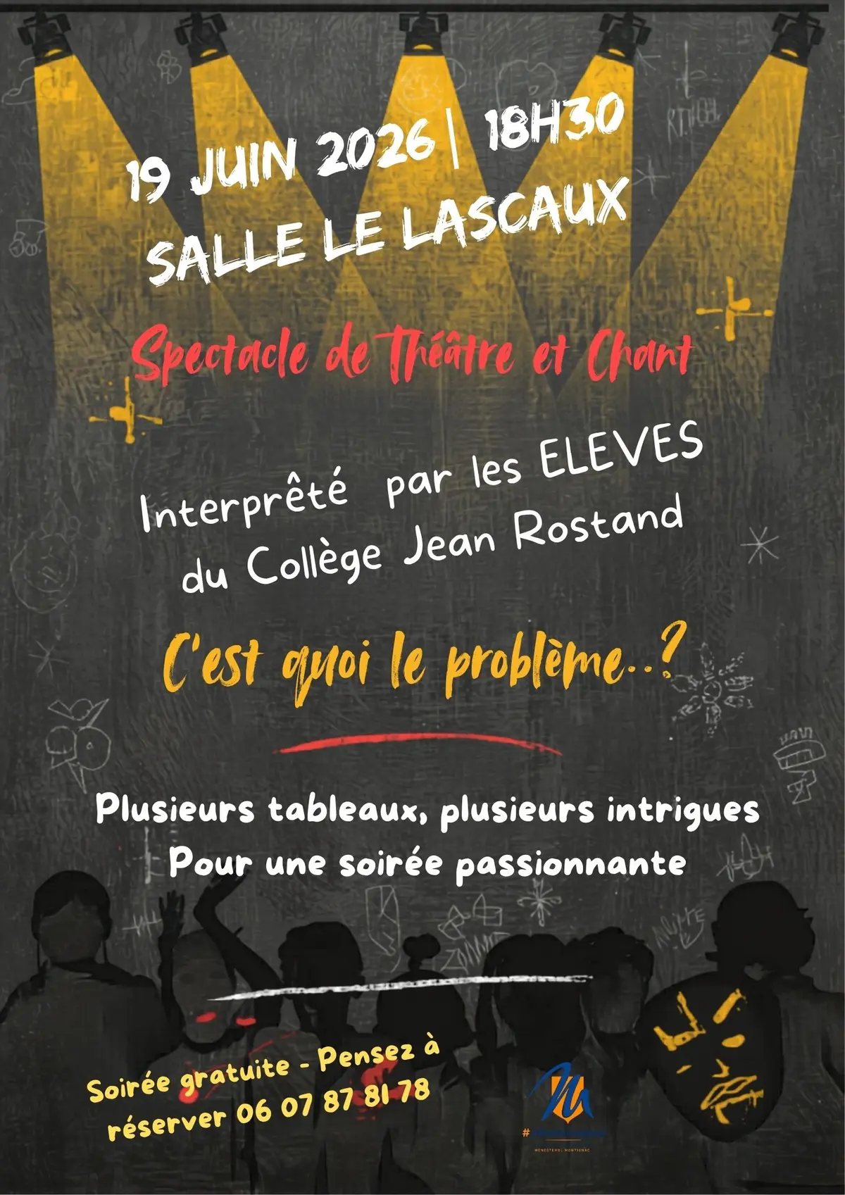 Ateliers théâtre et chant du collège Jean Rostand