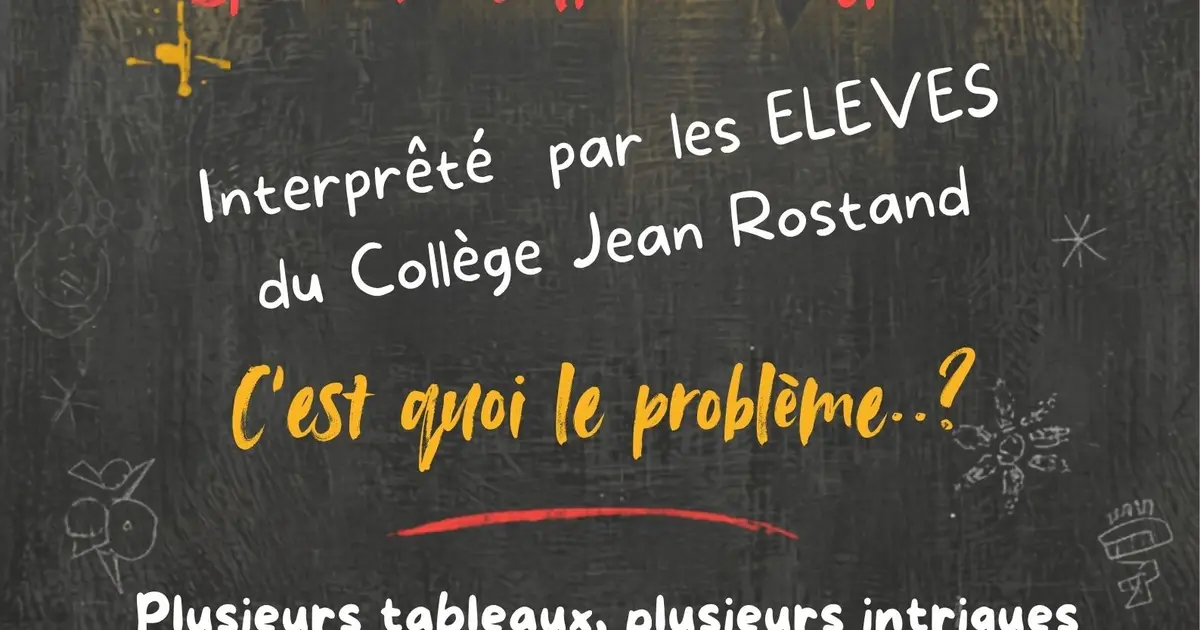 Ateliers théâtre et chant du collège Jean Rostand