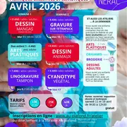 Ateliers vacances d'avril : pratiques créatives et artistiques