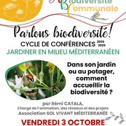 Atlas De La Biodiversité Communale - Conférence La Biodiversité à Portée D'Oeil Dans Le Jardin