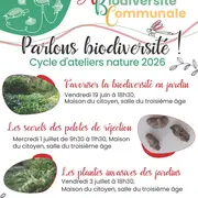 Atlas De La Biodiversité Communale Des Aspres - Cycle Des Atéliers Nature
