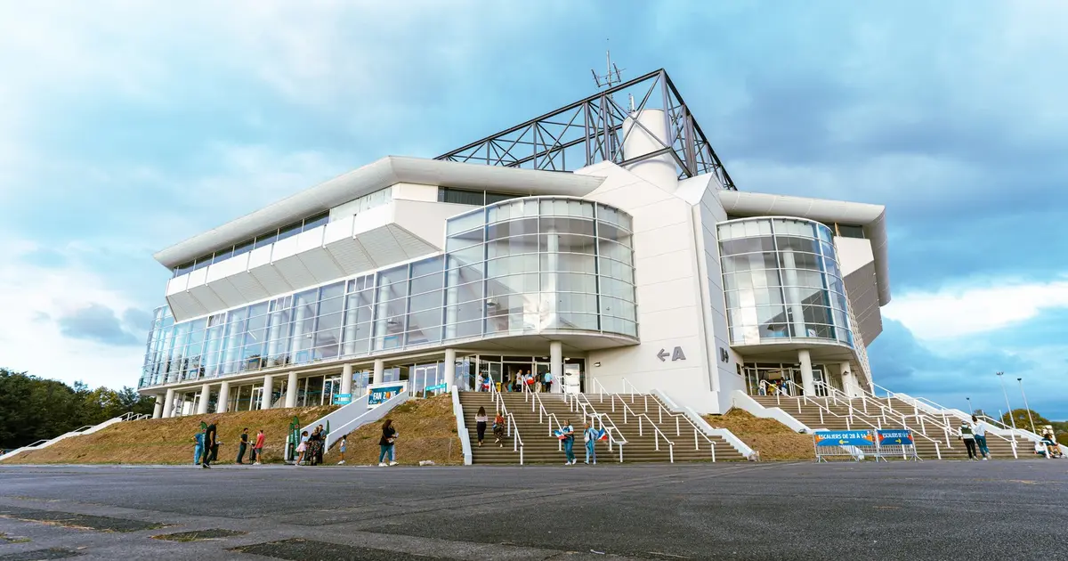 Au cœur du Palais des sports