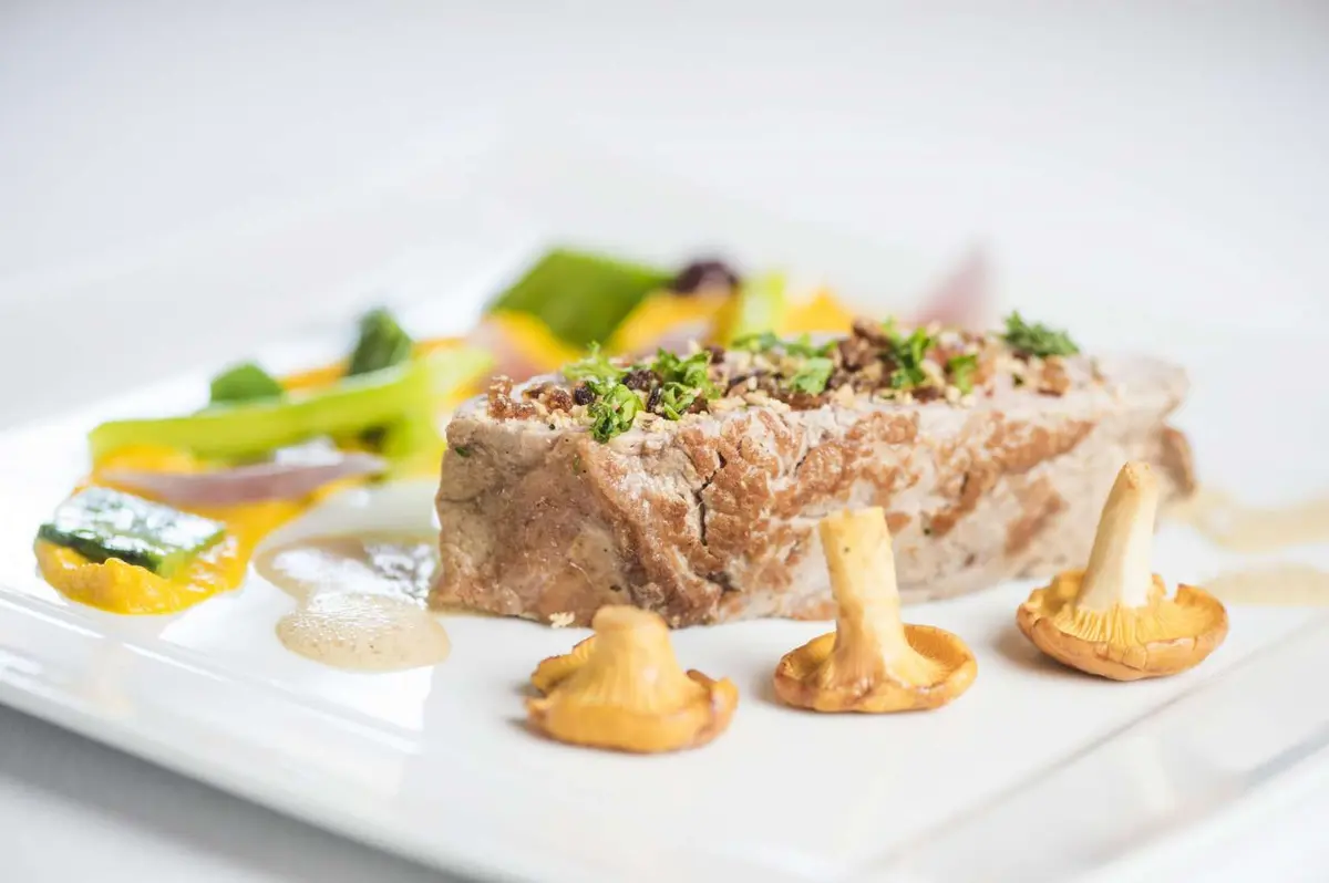 La cuisine raffinée du restaurant Au Cygne
