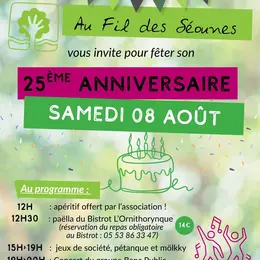 Au Fil des Séounes fête ses 25 ans !