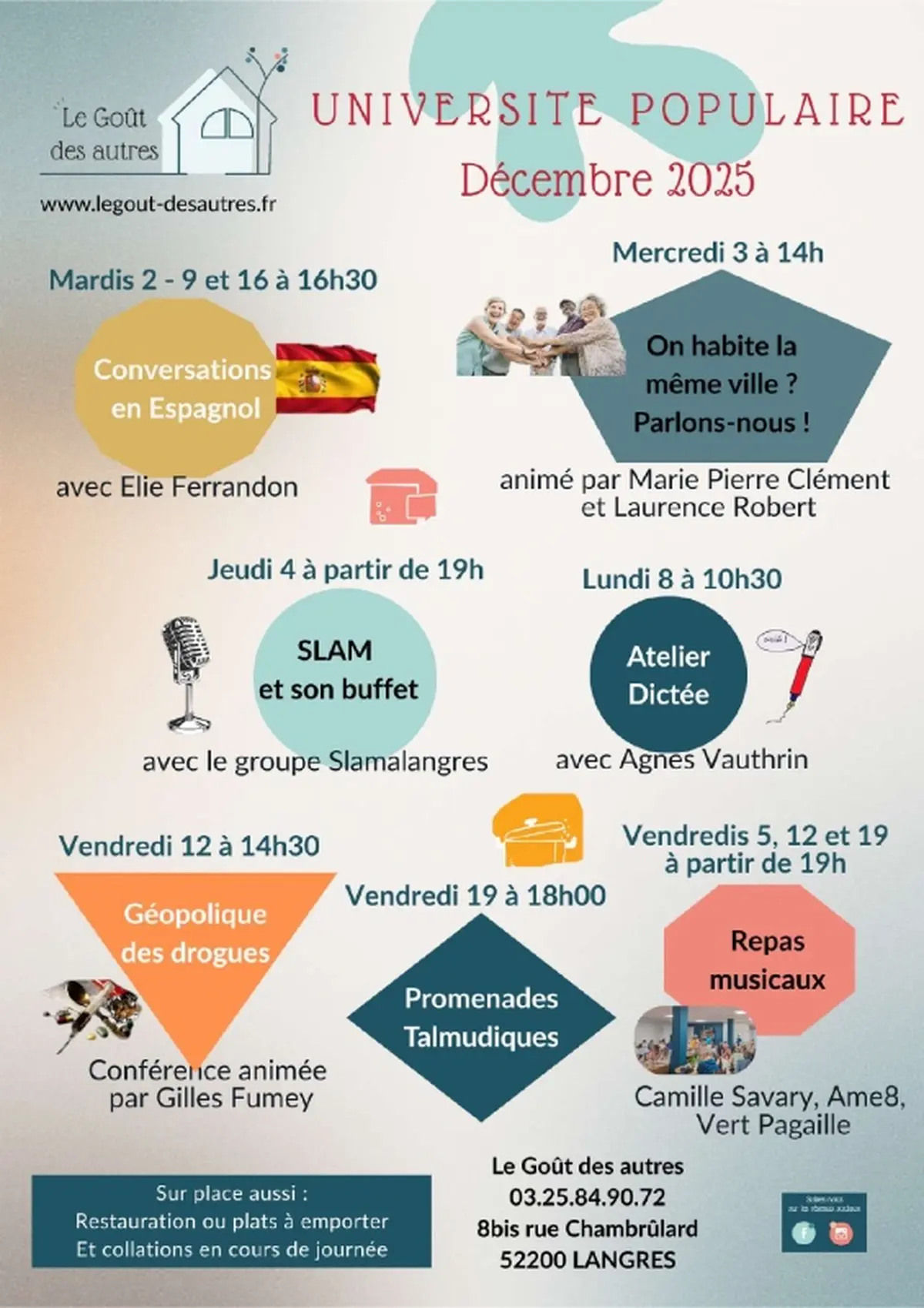 Au Goût Des Autres - Repas Musical - Camille Savary, Ame8, Vert Pagaille