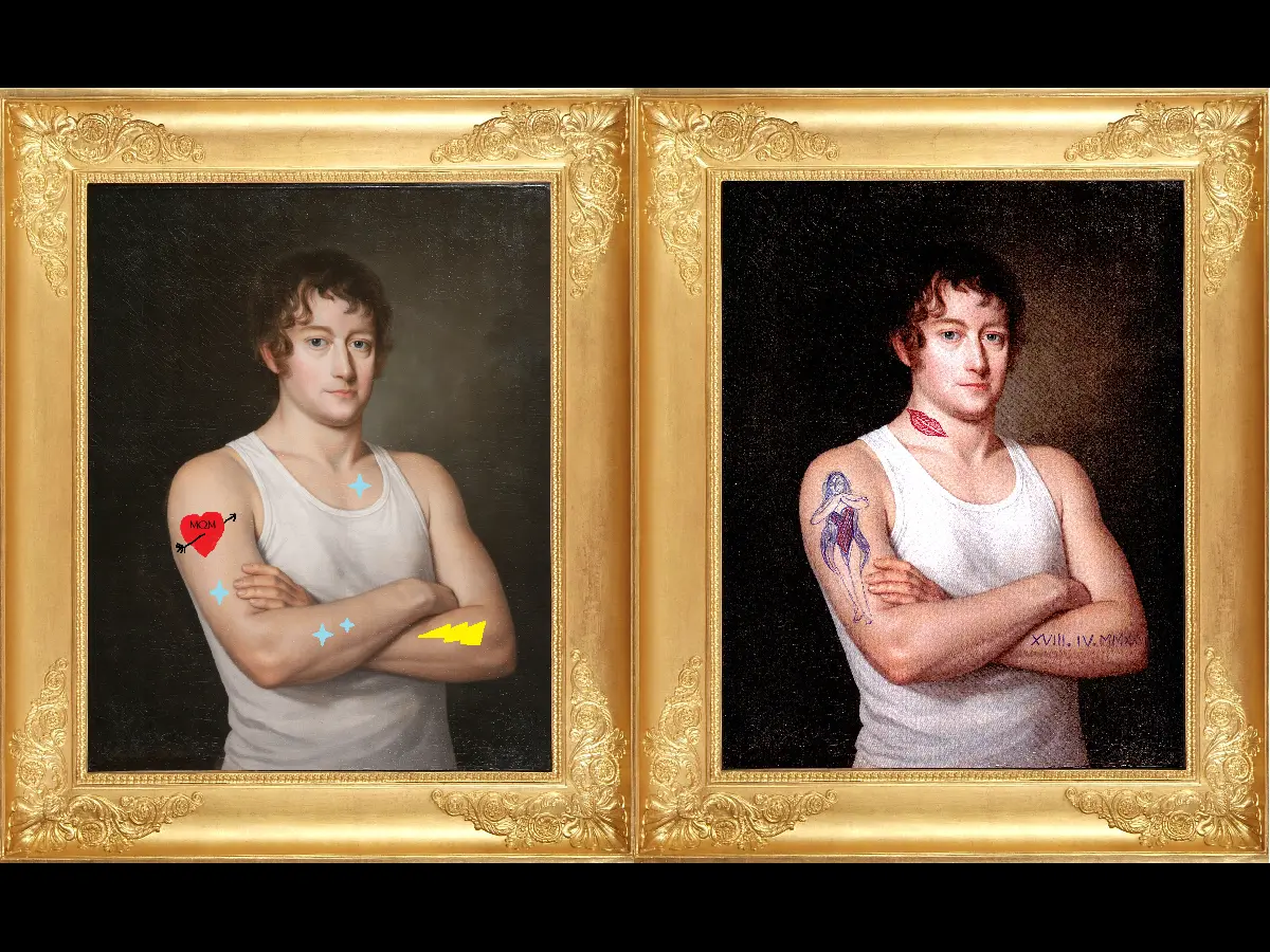 Au musée, tout ce qui est tatoué est à moué