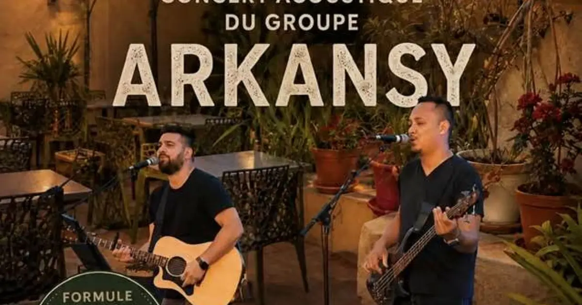 Au p'tit Bonheur : Concert acoustique du groupe ARKANSY