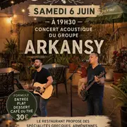 Au p'tit Bonheur : Concert acoustique du groupe ARKANSY
