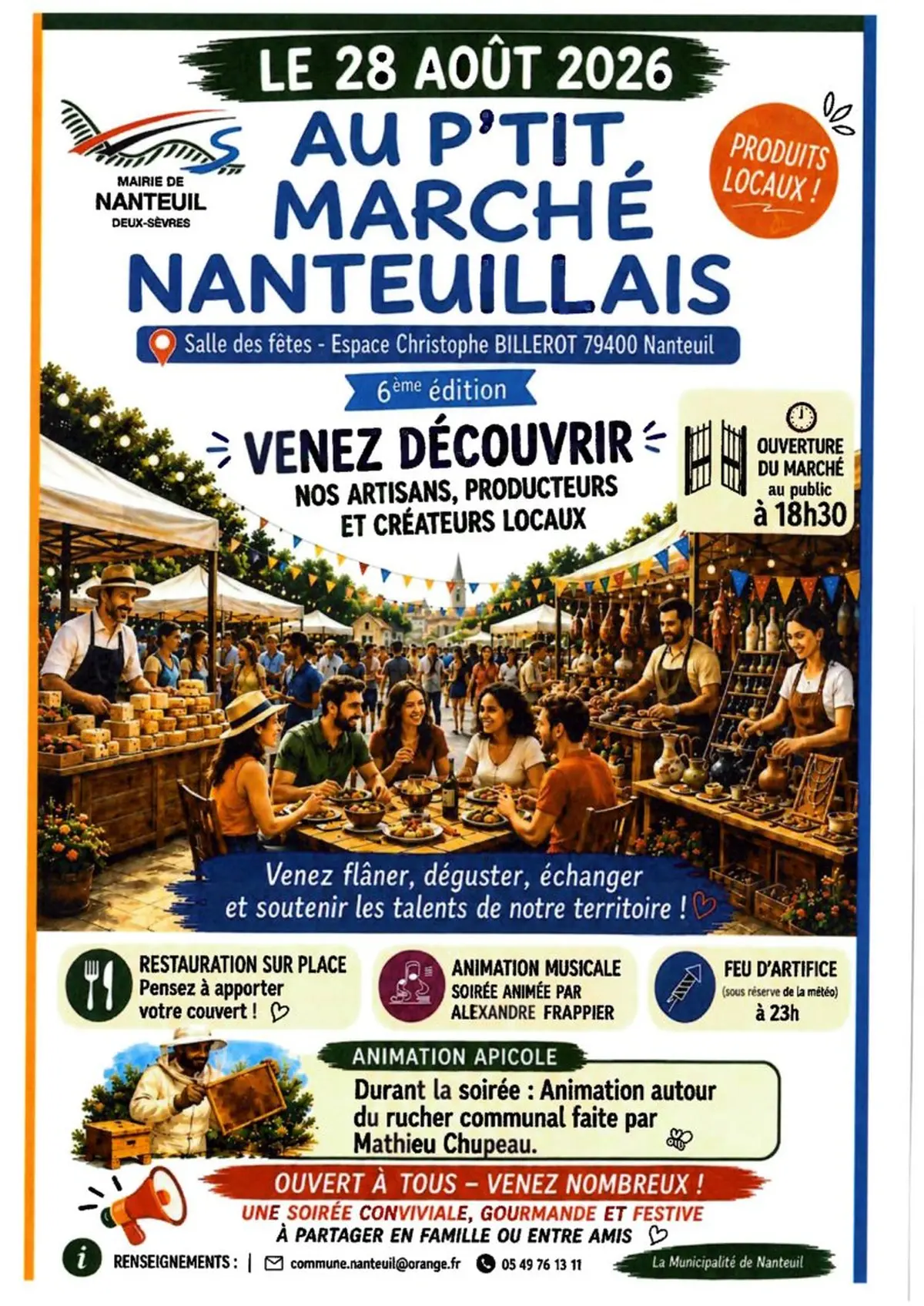 Au p'tit marché nanteuillais (6ème édition)