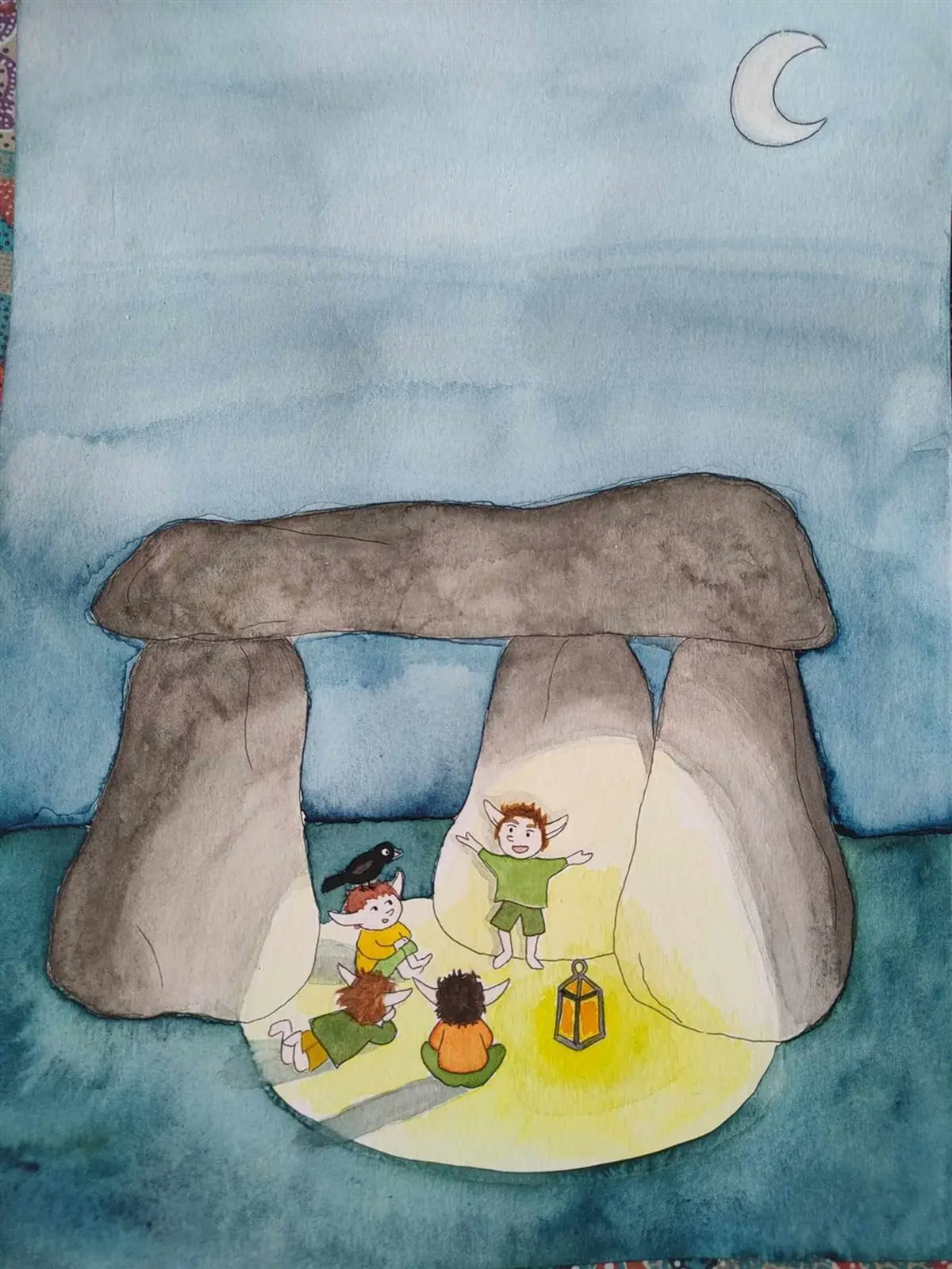 Au pied du dolmen