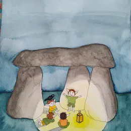 Au pied du dolmen