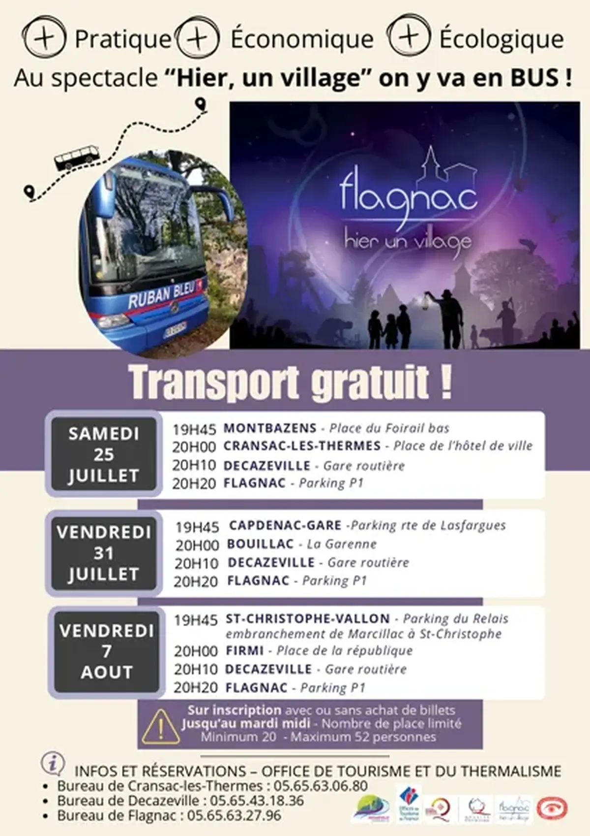 Au spectacle Hier Un Village, on y va en bus