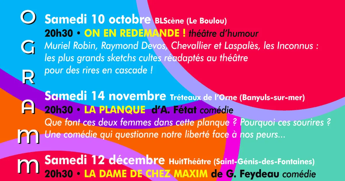 Au théâtre ça me dit... ON EN REDEMANDE ! (BLScène)