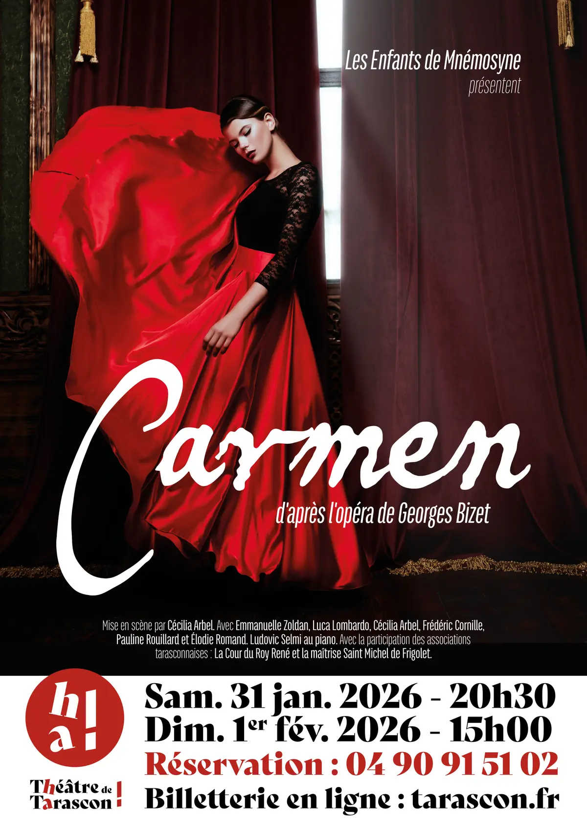 Au Théâtre Carmen d'après l'opéra de Georges Bizet