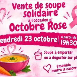 AUBIGNY : La soupe solidaire d’Octobre Rose