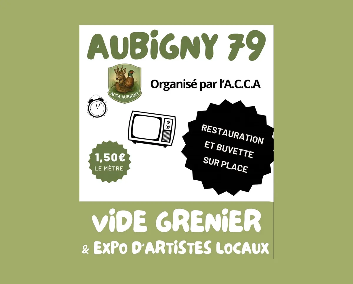 AUBIGNY : Vide-grenier et expo d'artistes