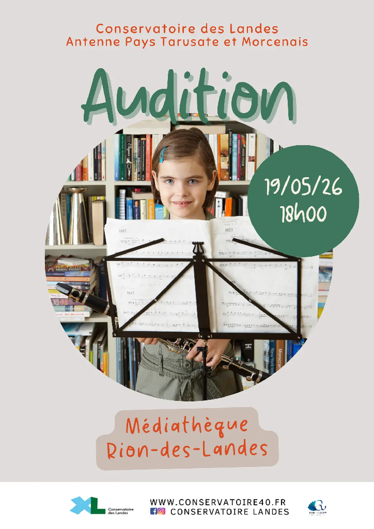 Audition conservatoire des Landes