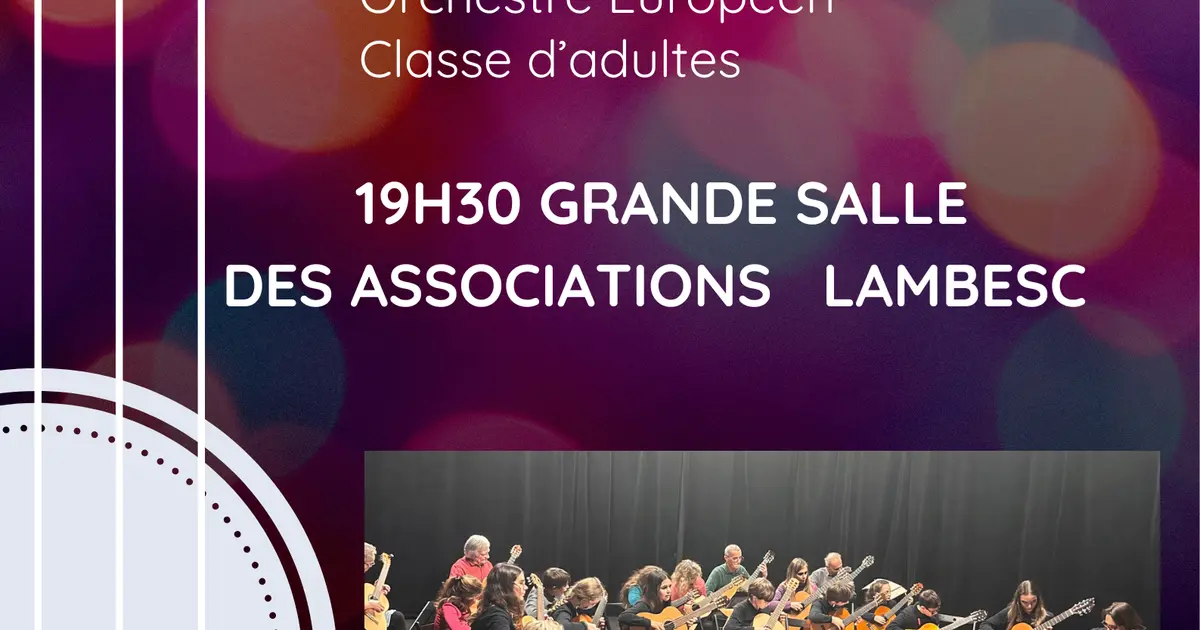 Audition de fin d'année de Guitarles Académie