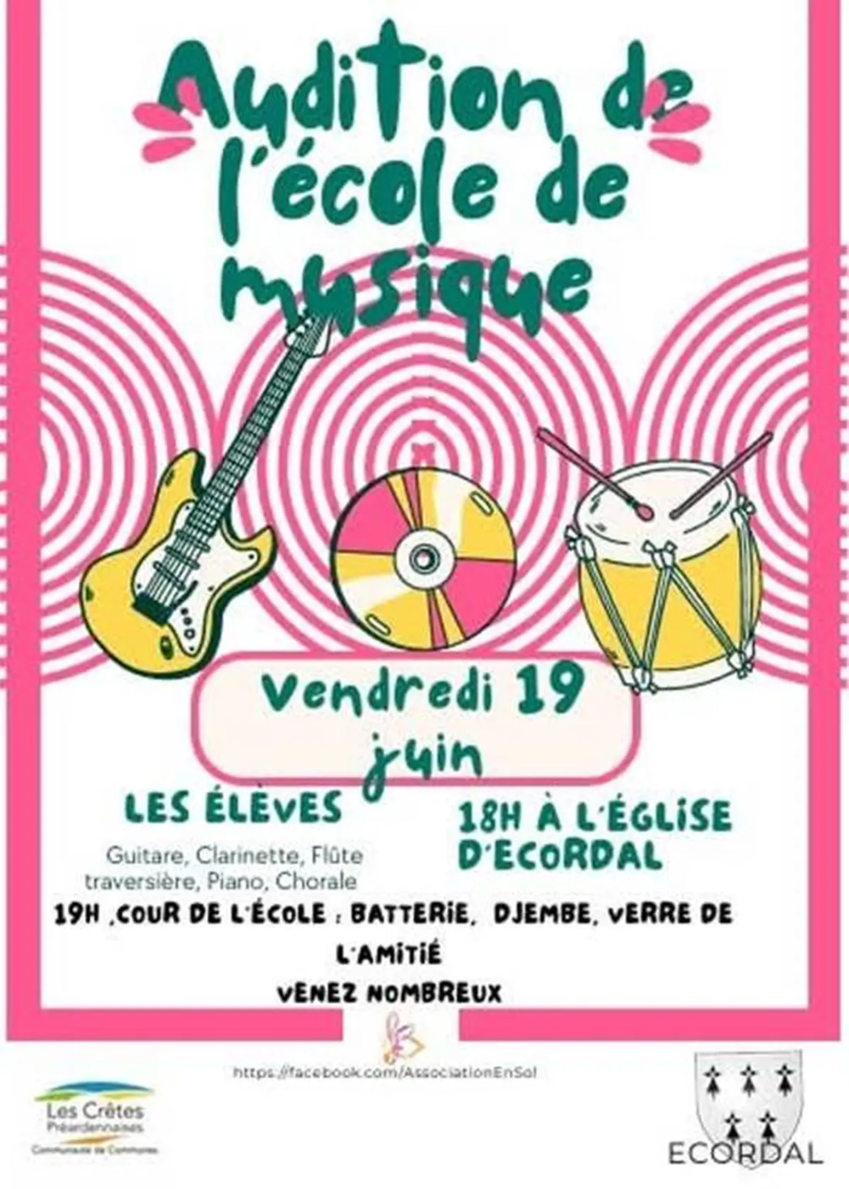 Audition de l'école de musique d'Ecordal