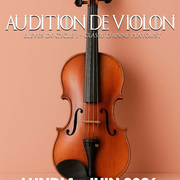 Audition de violon