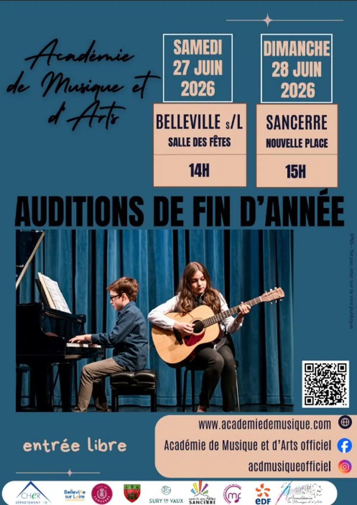 Auditions de fin d'année