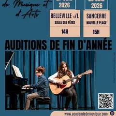 Auditions de fin d'année