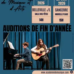 Auditions de fin d'année