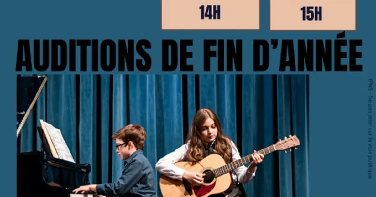 Auditions de fin d'année