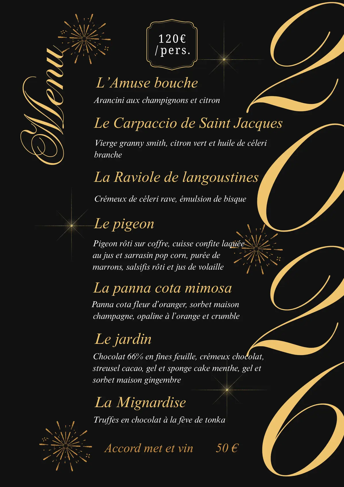 Aux Papillons - Réveillon de la Saint-Sylvestre