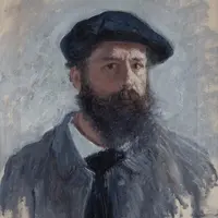 Claude Monet, Autoportrait au béret, 1886, huile sur toile, 56 x 46 cm, collection particulière &copy; musée des impressionnismes Giverny / Roy fox Fine Art Photography