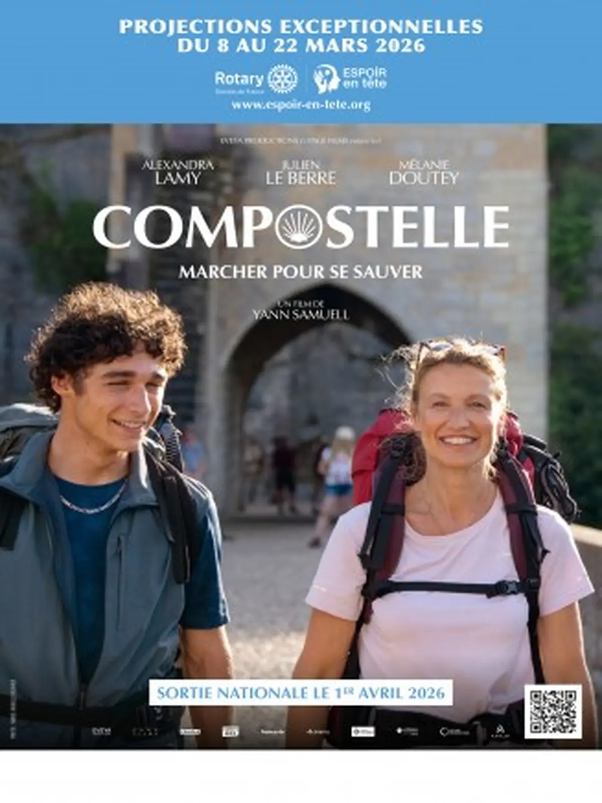 Avant-première « Compostelle » de Yann Samuel - Rotary et Espoir en tête