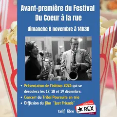 Avant première Du coeur à la rue : film et concert