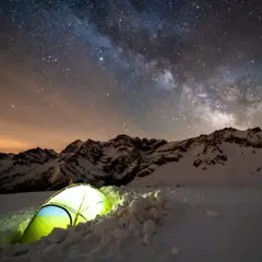 Aventure photo nocturne Ciel étoilé près de Cauterets (65)
