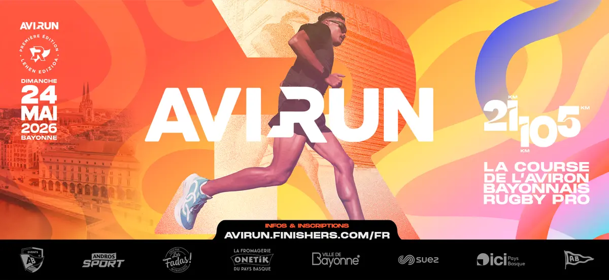 Avirun 2026: la course de l'Aviron Bayonnais rugby pro