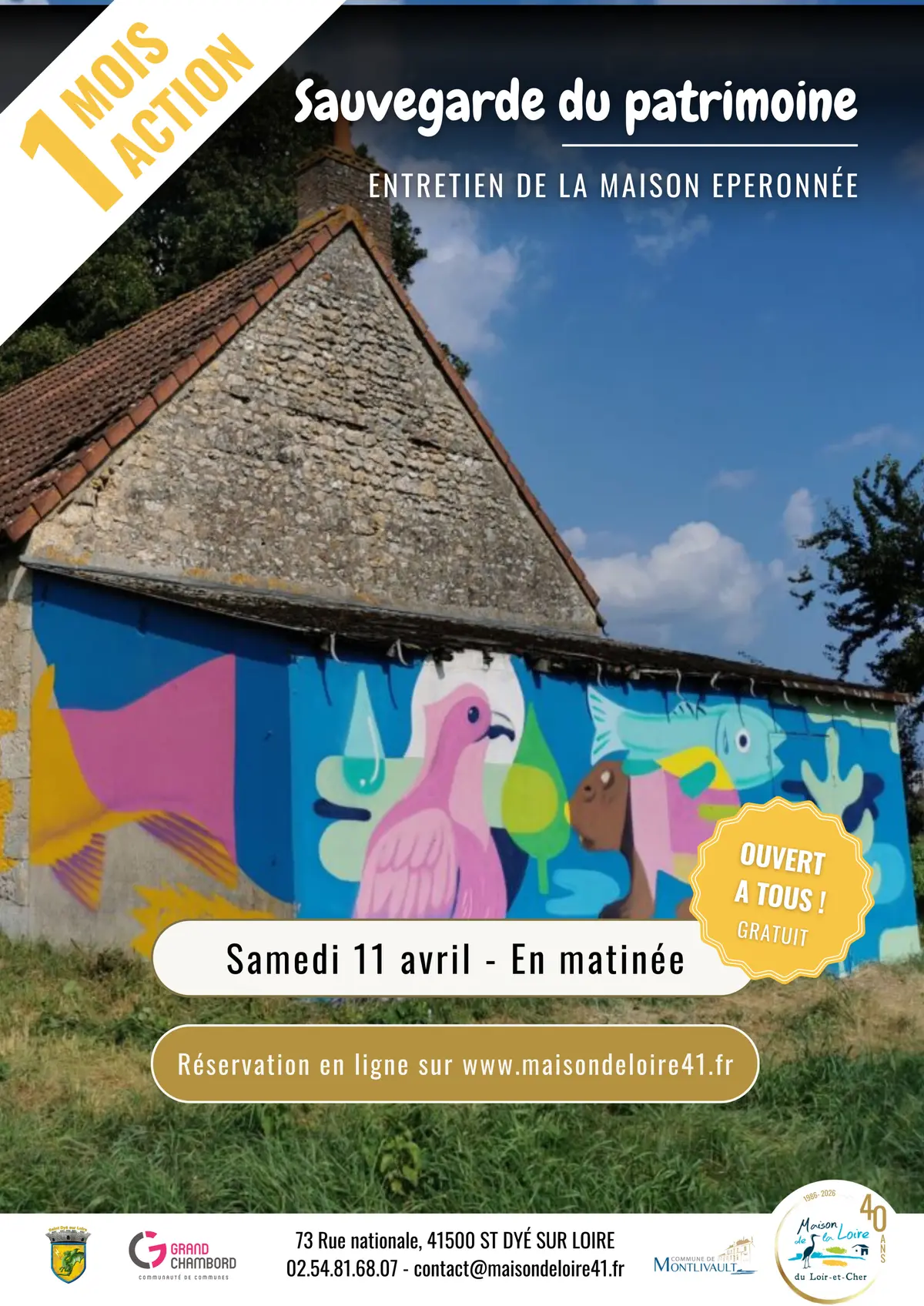 Avril un mois une action avec la Maison de la Loire