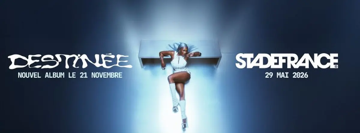 Le visuel officiel du concert d'Aya au Stade de France en mai 2026