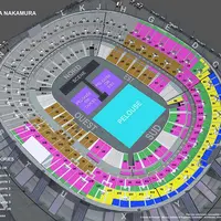 Le plan du Stade de France pour le concert d'Aya DR