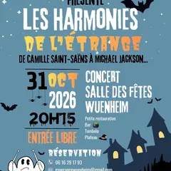 Concert les Harmonies de l'Etrange